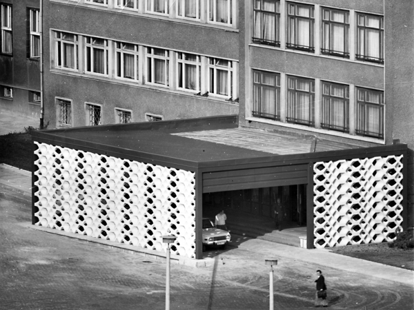 Eingangsbereich zu "Haus 1" der Stasi-Zentrale, dem Dienstsitz von Minister Erich Mielke