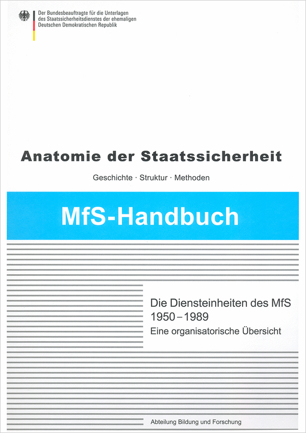 Wiedmann, MfS Handbuch, Diachrone